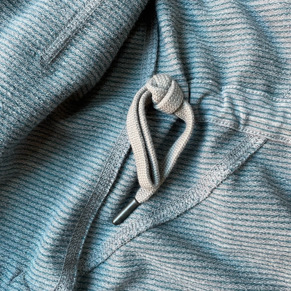 Women’s Eddie Bauer Snap Up Gray and Blue Jacket Size Small EUC - Picture 8 of 13